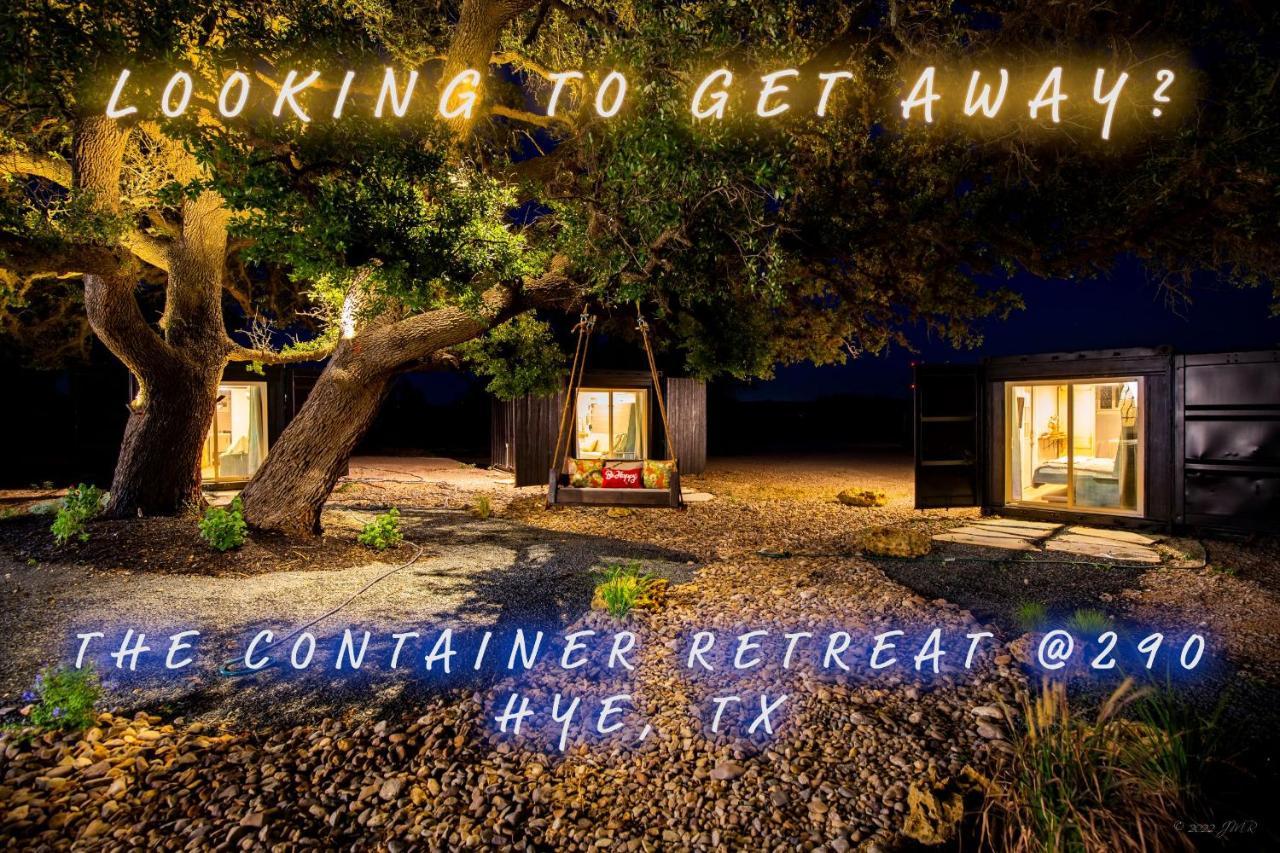 Villa The Container Retreat @ 290 Wine Trail #1 Escape To Hye, Tx Exterior foto